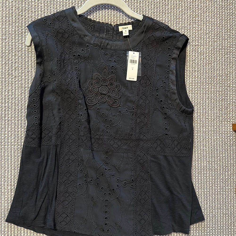Tiny sleeveless blouse from Anthropologie
